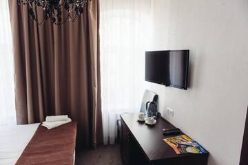 Фото номера Двухместный номер с 1 кроватью Отель Biplan City г. Даугавпилс 12