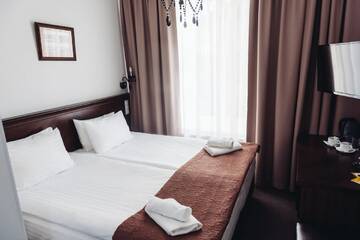 Фото номера Двухместный номер с 1 кроватью Отель Biplan City г. Даугавпилс 9